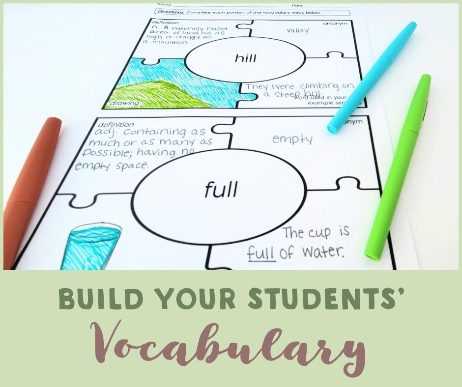 build your students'vocabulary